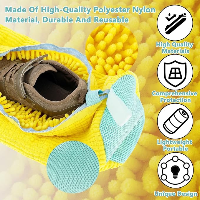 2Pcs Shoe Washing Machine Bags, Laundry Shoe Bags - Image 3