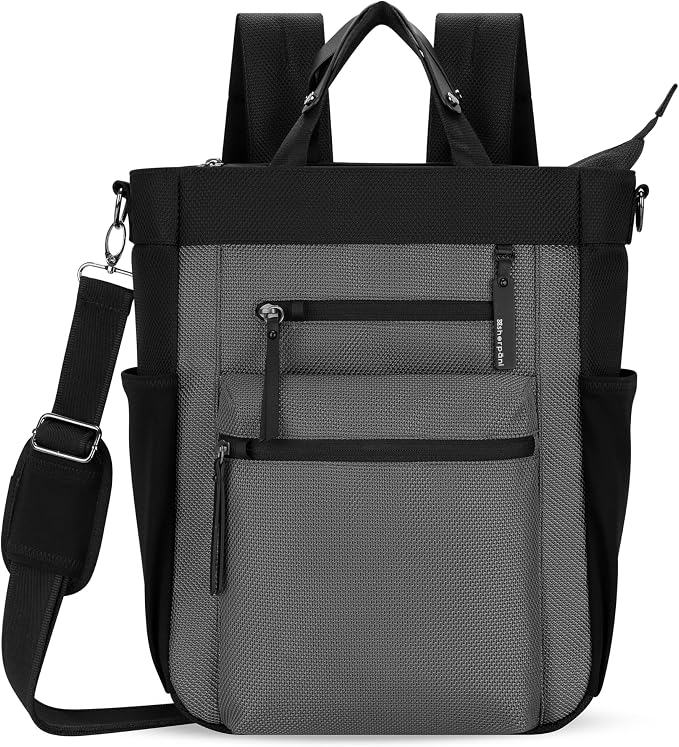 Sherpani Soleil, Anti Theft Convertible Backpack, 3 in 1 Tote Bag, Cross Body by SHERPANI