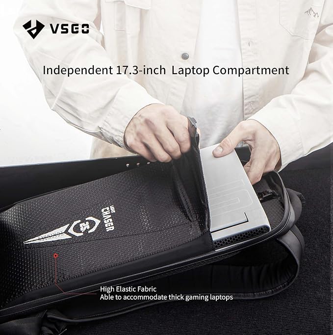 VSGO 25L Professional Camera Backpack, Extra Large Capacity, Travel & Commuting - Image 6
