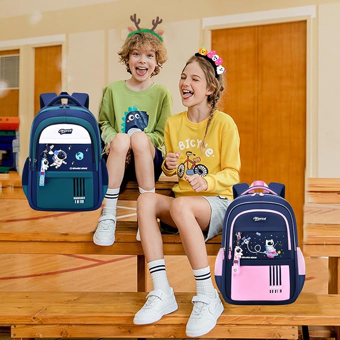 Astronaut-space Kids Backpack for Girls-Boys Elementary Middle School Backpack - Image 2