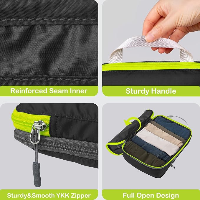 Cipway Compression Packing Cubes, Lightweight Travel Luggage Organizers - Image 5