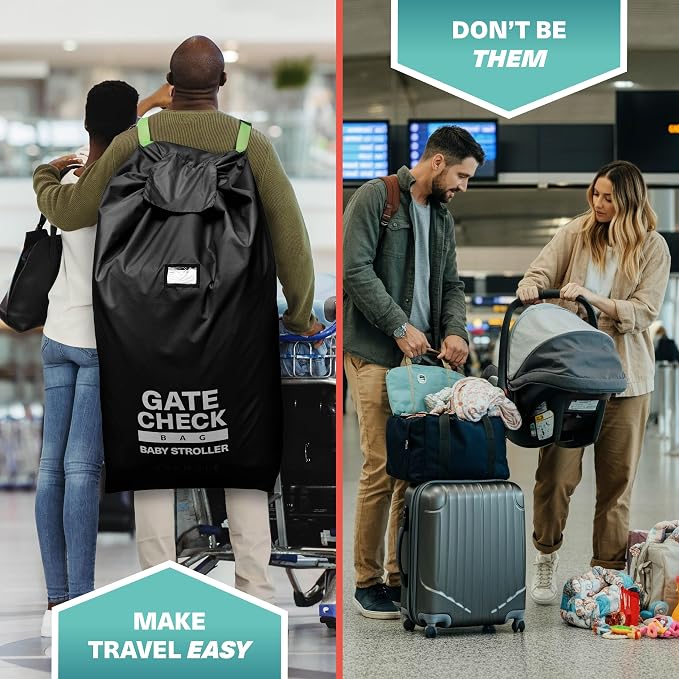 Bramble Large Stroller Bag for Airplane Travel Gate Check in Waterproof 116x53cm - Image 4