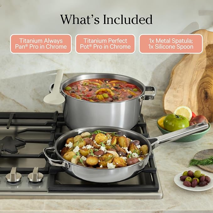 Our Place Titanium Pro Cookware Duo – Always Pan & Perfect Pot - Image 7