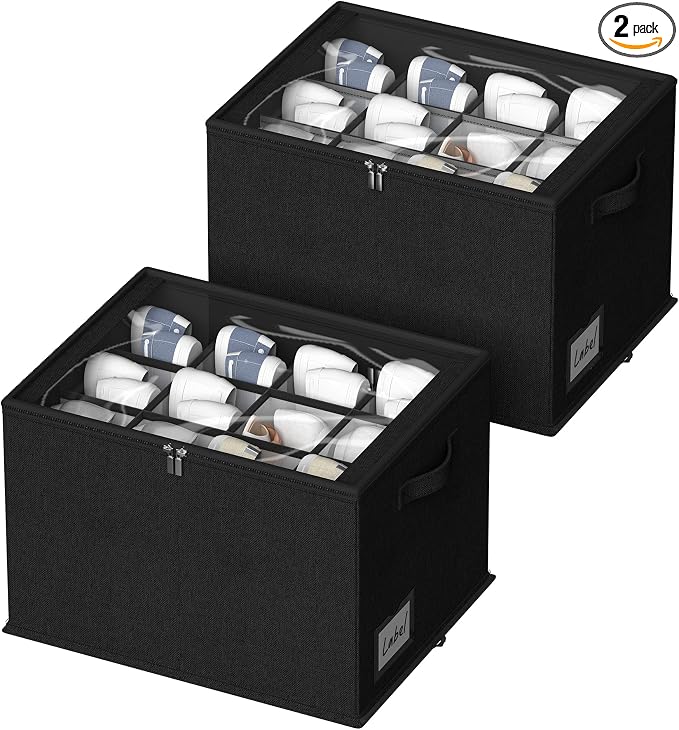 2 Pack Shoe Organizer for Closet by CYhom