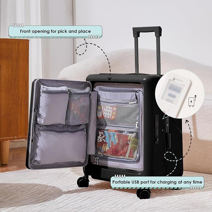 24" Ride-On CHECKED Luggage - Image 2