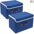 TYEERS Collapsible Storage Boxes, Washable Fabric Storage Bins by StorageOrganization