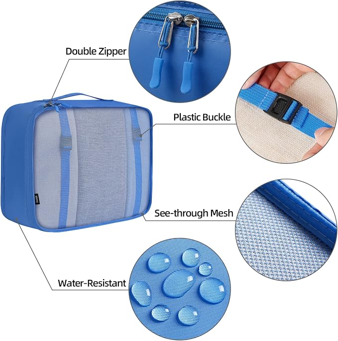 BAGAIL 6 Set/8 Set/10 Set Packing Cubes Various Sizes Packing Organizer - Image 5