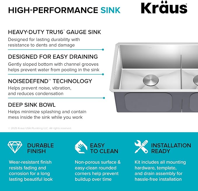 Kraus Kitchen Sinks Undermount - Image 13
