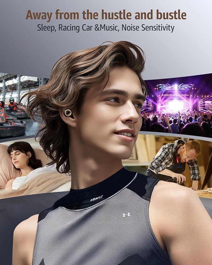 Ear Plugs for Sleeping Noise Cancelling: 45db Ultra-Comfy Reusable - Image 4