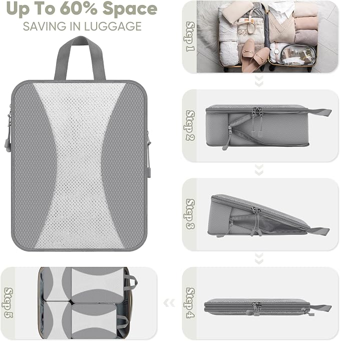 8 Set Compression Packing Cubes - Image 2