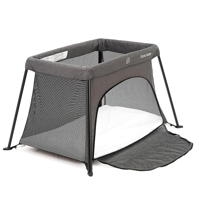 Pamo Babe Travel Crib Lightweight Baby Playard - Image 8