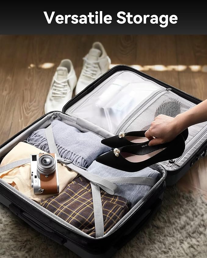 LUGGEX Carry On Luggage 22x14x9 Airline Approved, Polycarbonate Hard Suitcase - Image 5