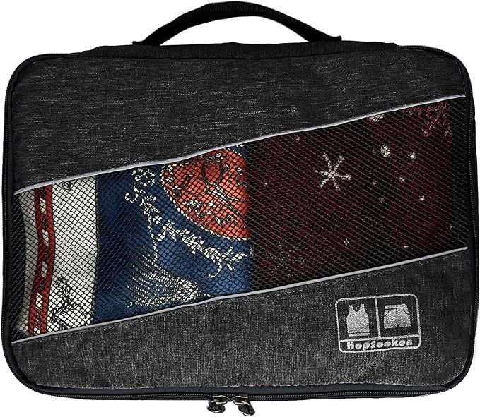 5 Set Packing Cubes for Travel Large Suitcase Luggage Organizer Bags Travel - Image 5