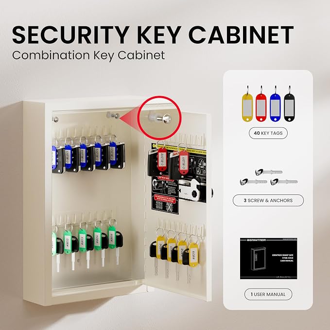 40 Keys Combination Key Lock Box - Image 3
