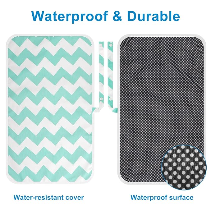 Accmor Portable Diaper Changing Pad, Waterproof Foldable Baby Changing Mat - Image 3
