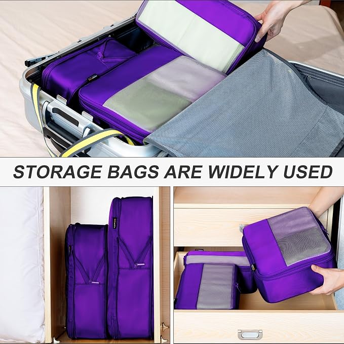 6 Set Compression Packing Cubes - Image 5