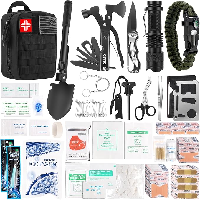 320 PCS Survival Kits First Aid Kit, Gifts by Dlmd