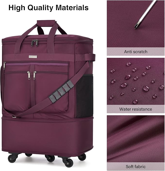 MILADA Expandable Luggage Bags for Travel Foldable Suitcase - Image 7