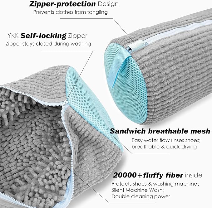Shoe Washing Machine Bag, Laundry Shoe Bag - Image 4