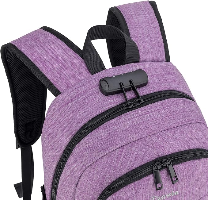 Tzowla Business Laptop Backpack Water Resistant Anti-Theft Backpack - Image 4