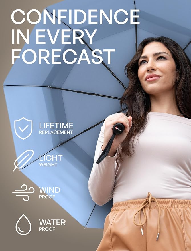 REPEL Windproof Travel Umbrella - Image 3