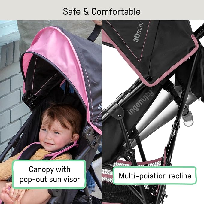 Ingenuity 3D Mini Convenience Stroller – Lightweight Stroller - Image 4