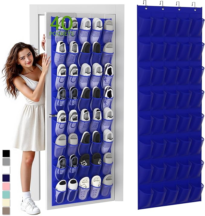 Unjumbly Over the Door Shoe Organizer by Unjumbly