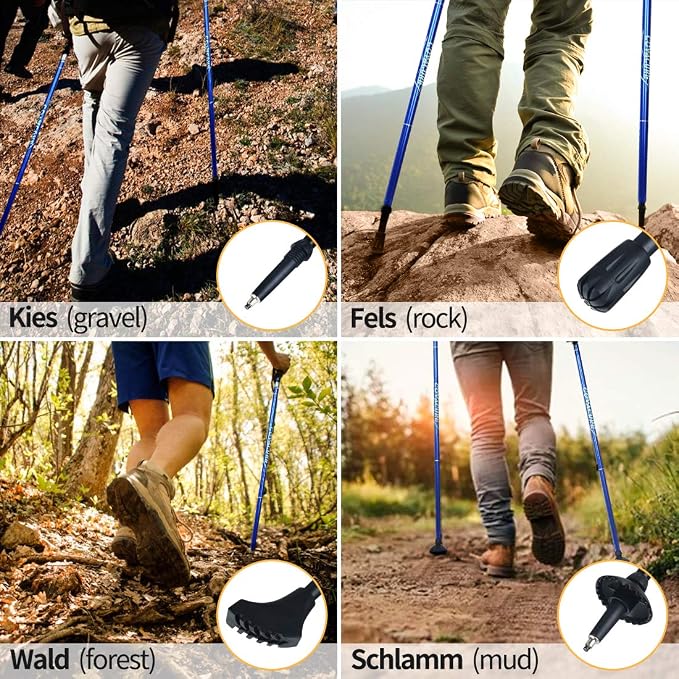 Covacure Trekking Poles Collapsible Hiking Poles - Image 5
