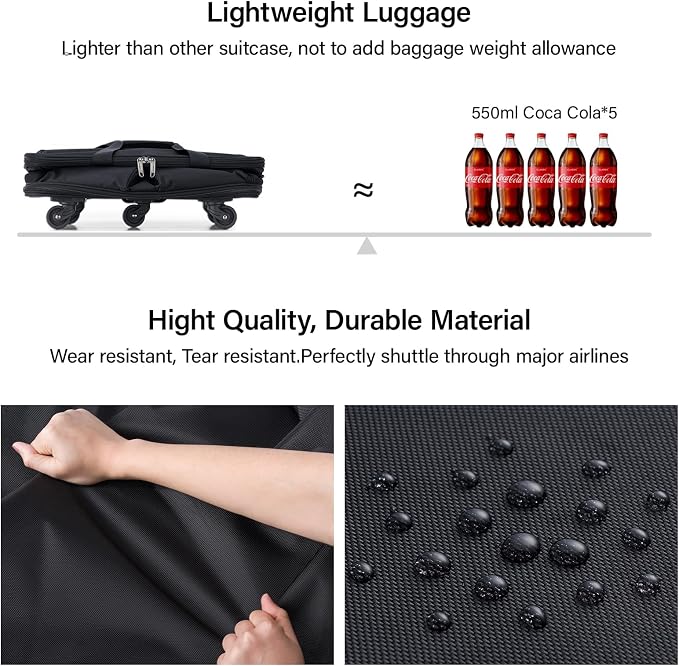 Hanke Expandable Collapsible Luggage - Image 6