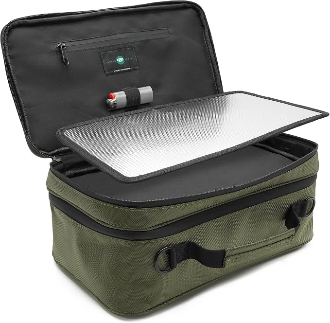 Large Storage Case with TSA Combination Lock Bag, Portable Carbon Lined - Image 9