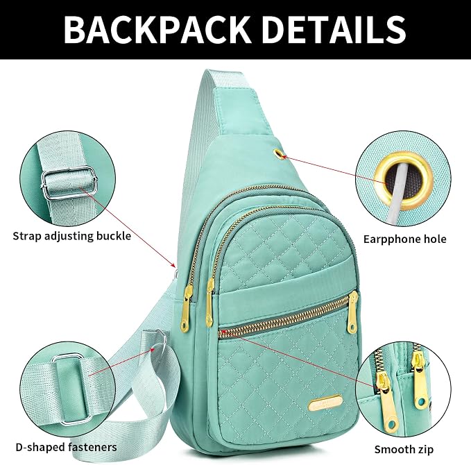 Small Sling Bag For Women Men Casual Crossbody Sling Backpack - Image 4