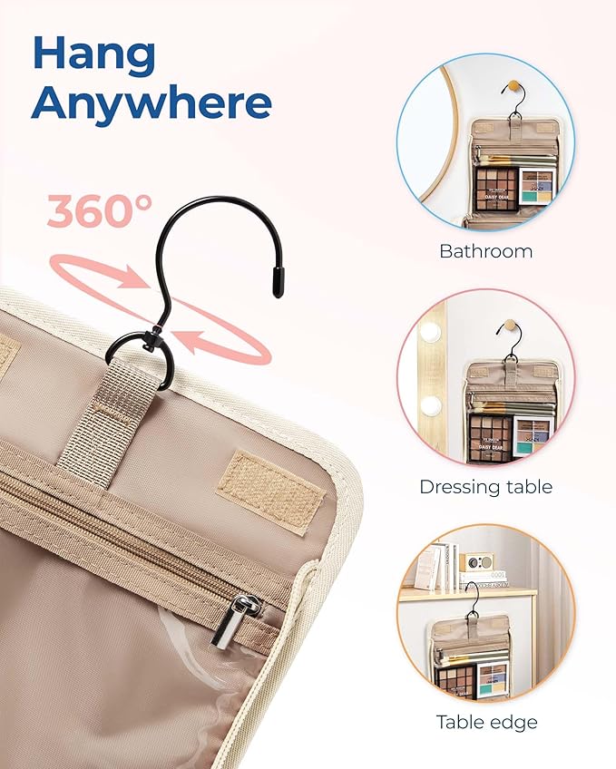 BAGSMART Toiletry Bag Travel Makeup Bag - Image 6
