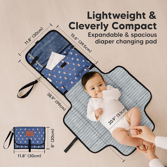 KeaBabies Portable Diaper Changing Pad - Image 3