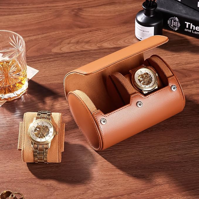 Homde Travel Watch Box Leather: Traveling Case - Image 9