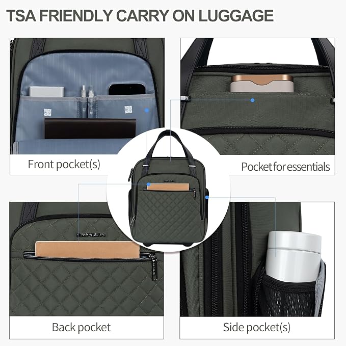 EMPSIGN Underseat Carry On Wheeled - Image 5