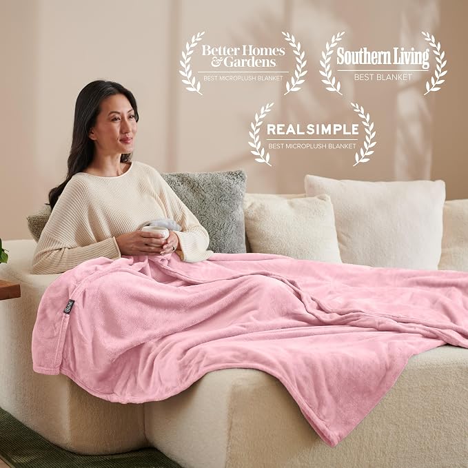 Bare Home Fleece Blanket - Image 5