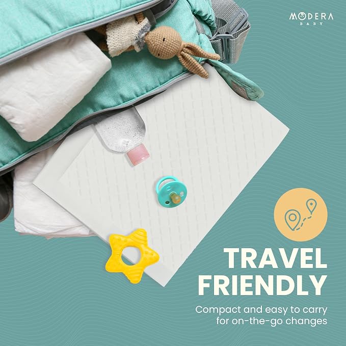 Organic Cotton Disposable Changing Pad Liners | Large 18x24 Hypoallergenic - Image 6