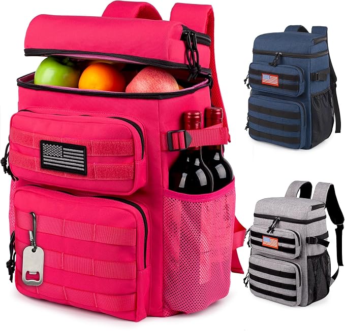 Tactical Backpack Cooler, Soft Lightweight Leakproof Cooler Backpack, Insulated by ATRIPACK