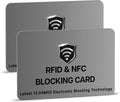 SaiTech IT 2 Pack RFID Blocking Cards, One Card Protects Entire Wallet Purse by SaiTechIT