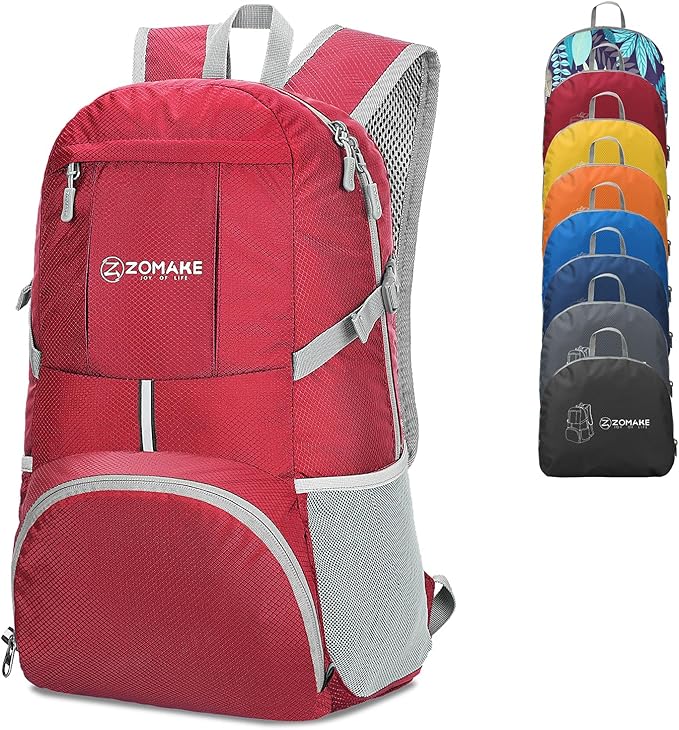 ZOMAKE Lightweight Packable Backpack 35L, Light Foldable Backpacks Water by ZOMAKE