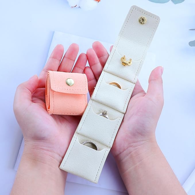 3 PCS Mini Travel Jewelry Organizer Bag - Image 4