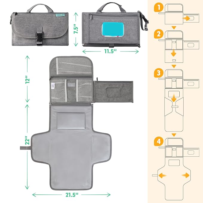 Kopi Baby Portable Diaper Changing Pad - Image 5