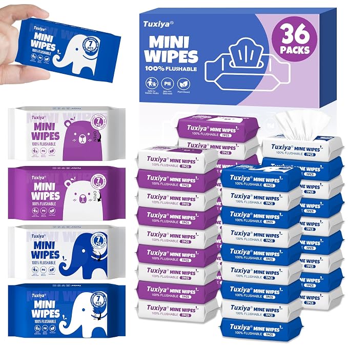 36 PackTravel Flushable Wipes by Unknown