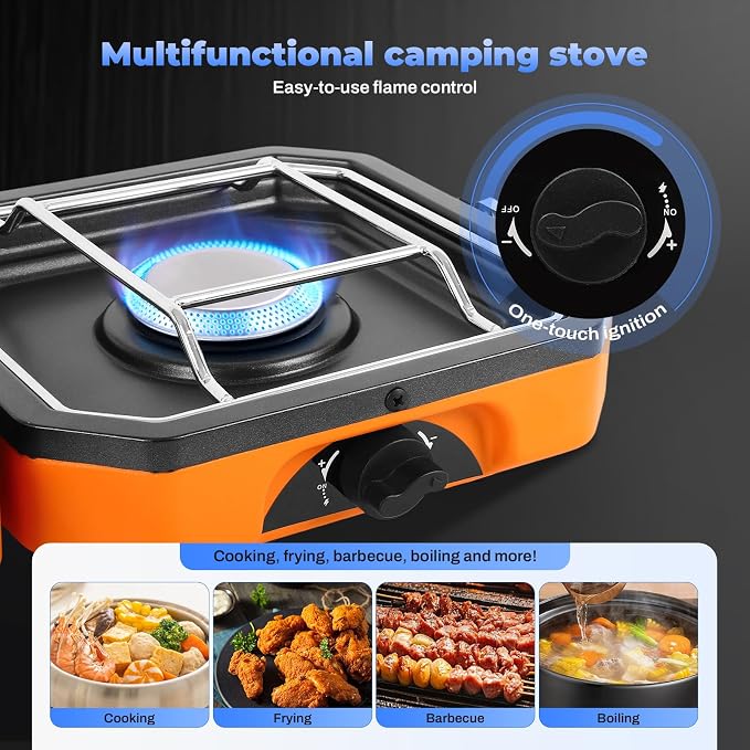 Adjustable 2-Burner Portable Stove - Image 4