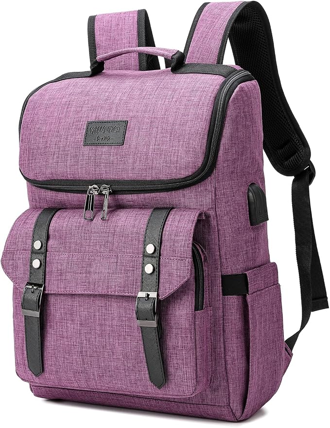 YALUNDISI Vintage Backpack Travel Laptop Backpack by YALUNDISI
