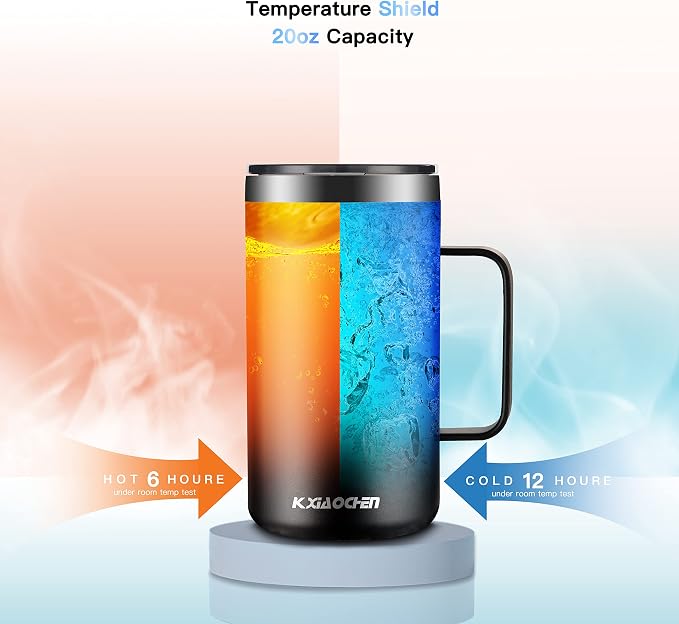 KXIAOCHEN 20oz Insulated Coffee Mug - Image 4