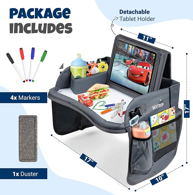 Kids Travel Tray with Dry Erase Board - Image 6