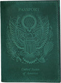 LEATHER VILLAGE Leather Passport Holder Cover – Travel Wallet by LeatherVillage