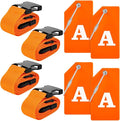 Weewooday 8 Pcs Luggage Straps Suitcase Tags Set by Weewooday