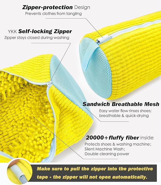 Shoe Washing Machine Bag, Laundry Shoe Bag - Image 4